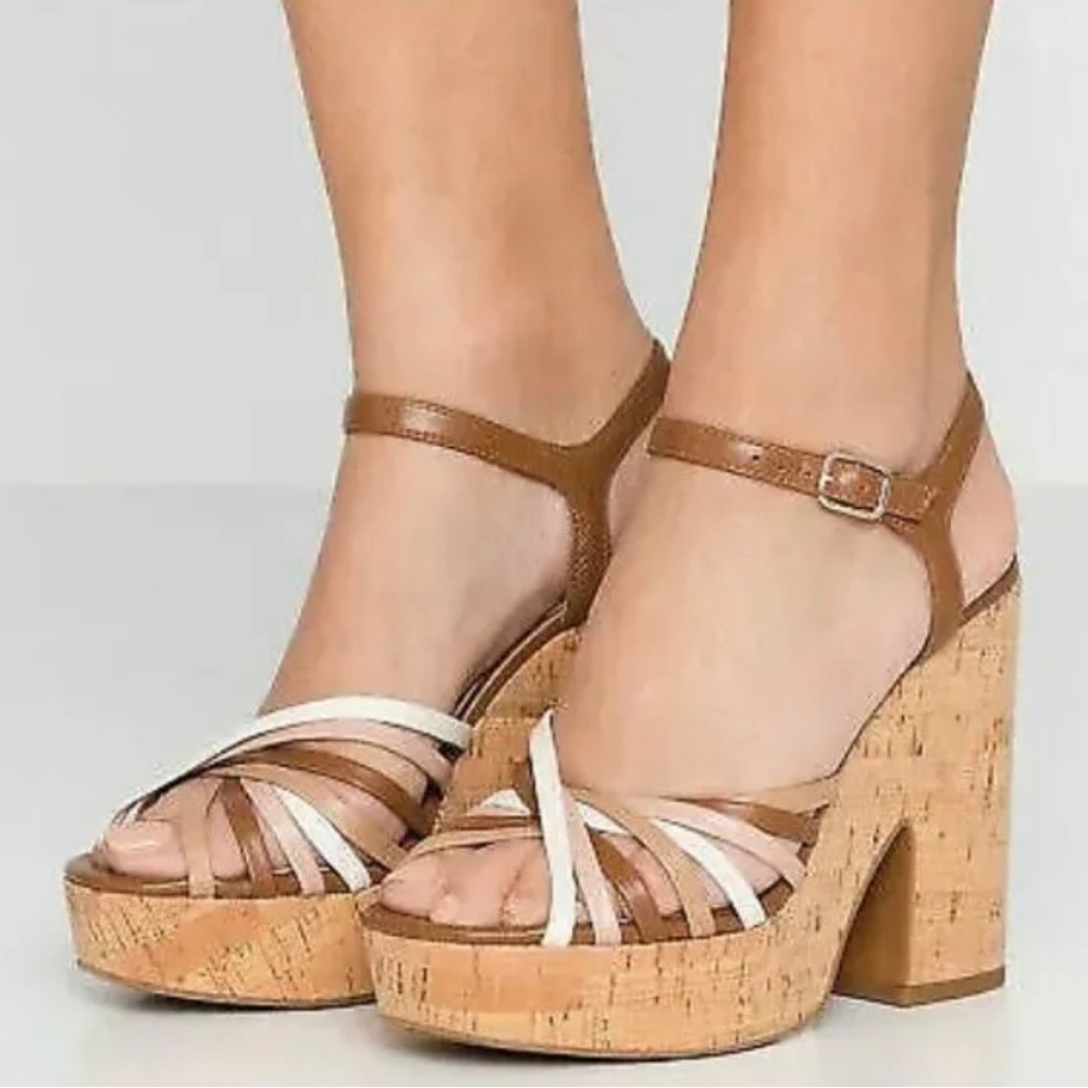 KATE SPADE Glow Multi Toast‎ Platform Sandals - Picture 5 of 6